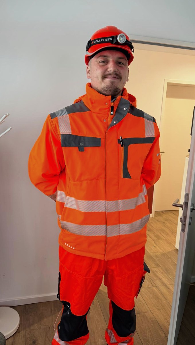Mitarbeiter im Bahnbetrieb
